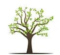 L H Robinson Landscape Gardening logo