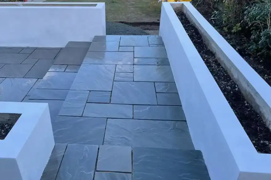 Artificial grass installation by 4 Season Landscaping