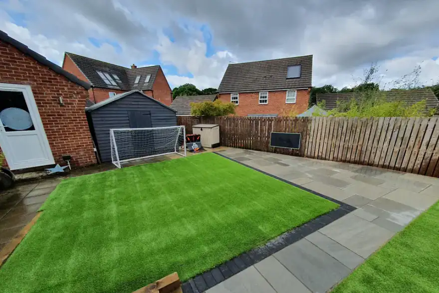 Artificial grass installation by A Williams Groundworks Ltd - Artificial Grass Durham