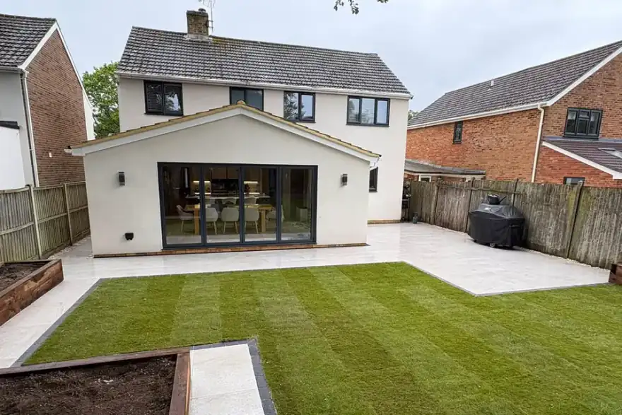 Artificial grass installation by A1 Landscapes