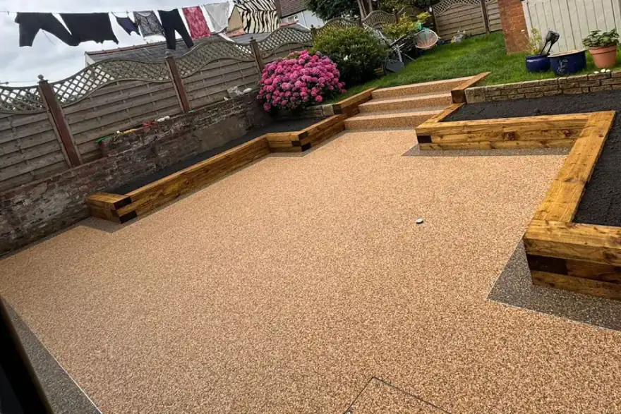 Artificial grass installation by A1 Resin LTD