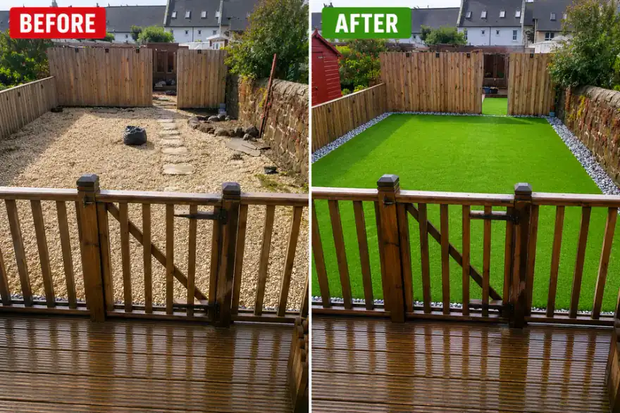 Artificial grass installation by Aable Ayrshire Artificial Grass