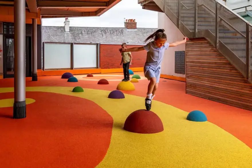Artificial grass installation by Abacus Playgrounds