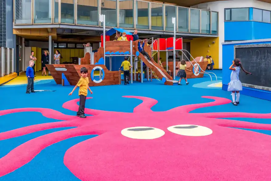 Artificial grass installation by Abacus Playgrounds