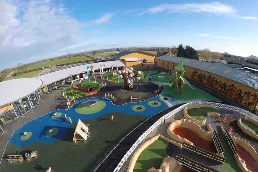 Artificial grass installation by Abacus Playgrounds