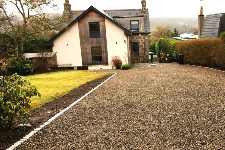 Artificial grass installation by Aberdeen Gardens