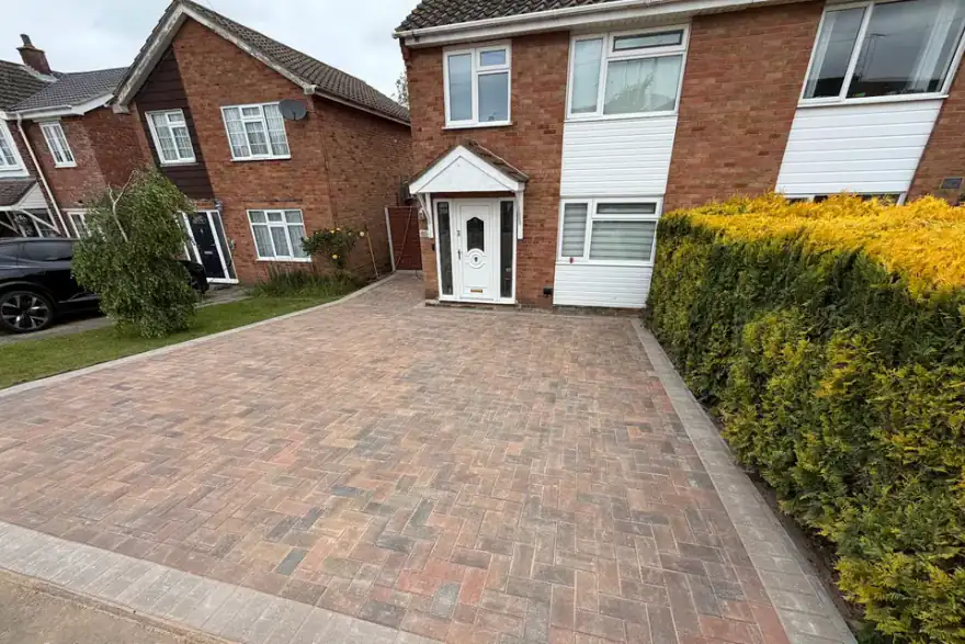 Artificial grass installation by Advanced Driveways