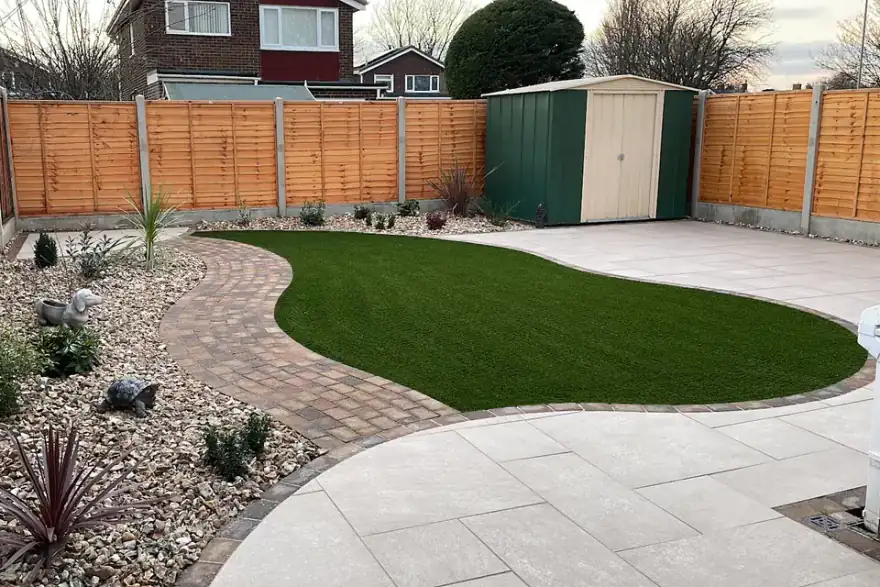 Artificial grass installation by All Seasons Bespoke Gardens & Driveways Ltd