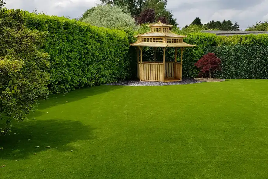 Artificial grass installation by All Seasons Grass