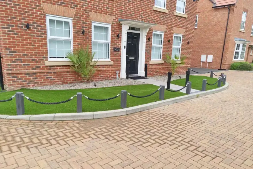 Artificial grass installation by All Seasons Grass