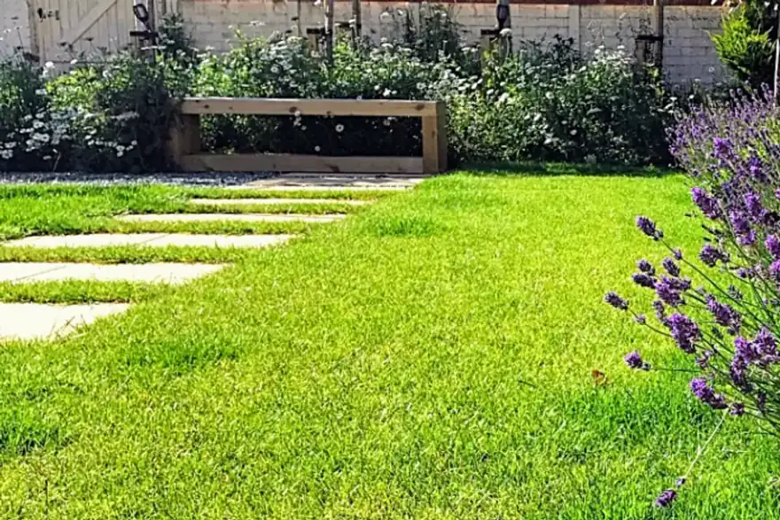 Artificial grass installation by All Seasons Landscapes
