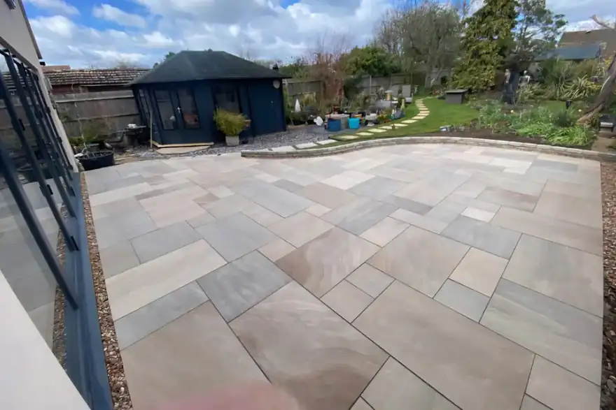 Artificial grass installation by All Seasons Landscaping Services