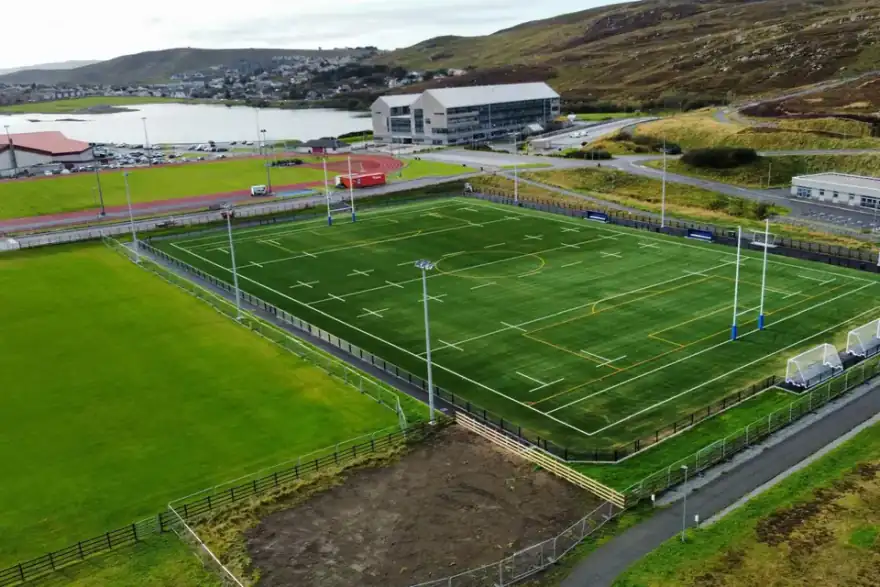 Artificial grass installation by AllSports