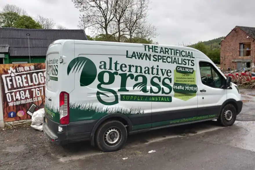 Artificial grass installation by Alternative Grass