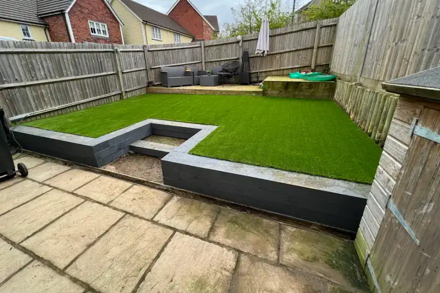 Artificial grass installation by Always Green Artificial Lawns