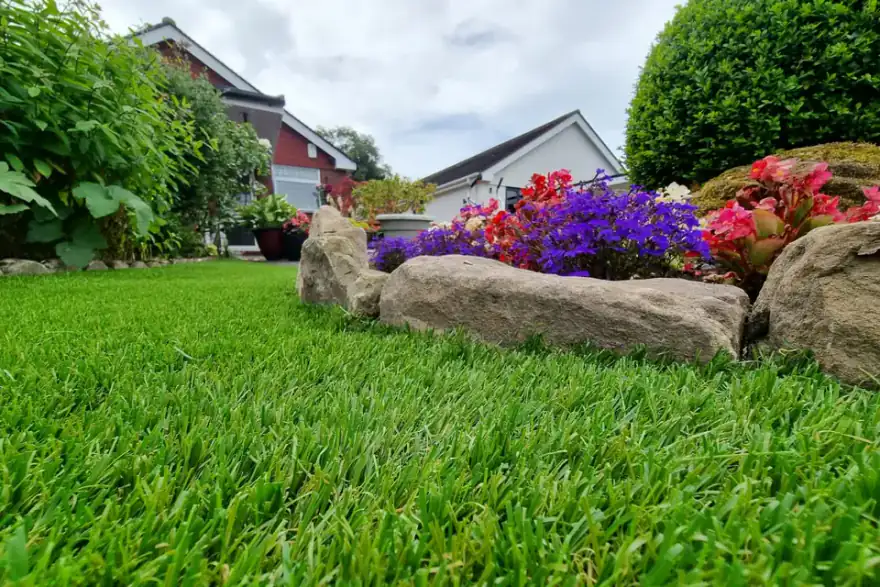 Artificial grass installation by Always Greener Grass - Give your home the garden it deserves