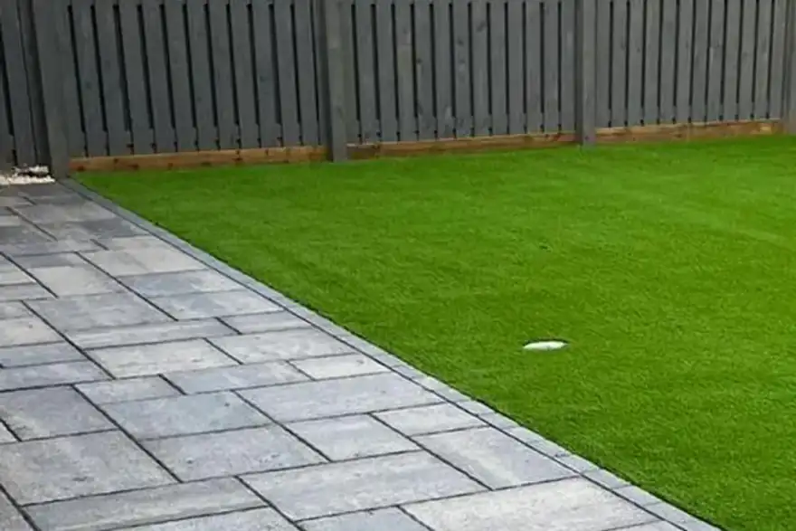 Artificial grass installation by Angus Contracts