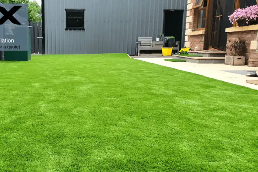 Artificial grass installation by Apex Surfaces