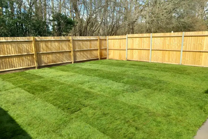 Artificial grass installation by Archer & James