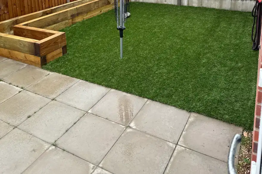 Artificial grass installation by Artificial Grass Derbyshire by MPG