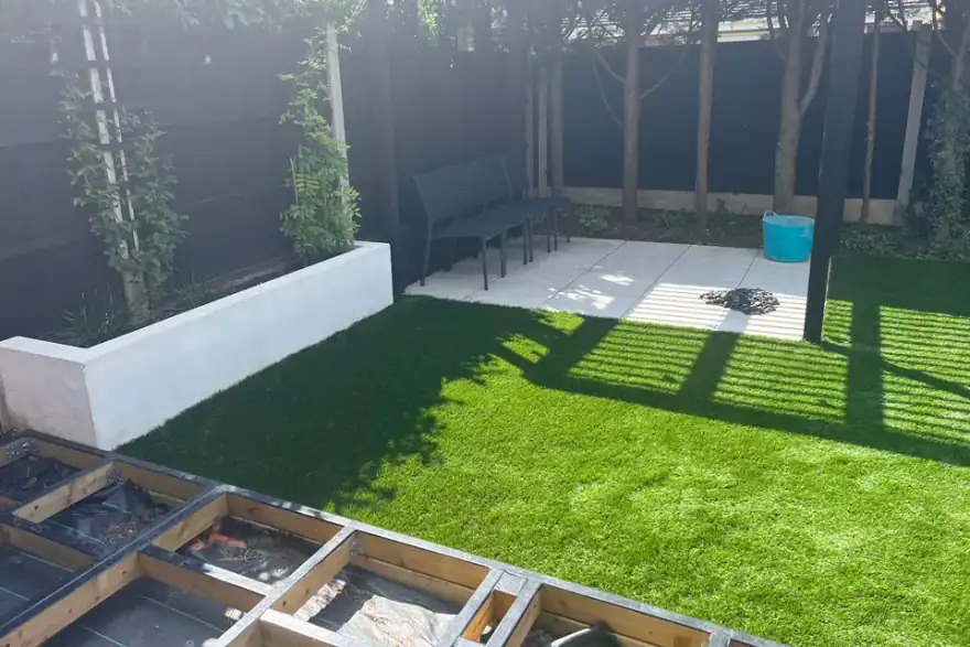Artificial grass installation by Artificial Grass Derbyshire by MPG