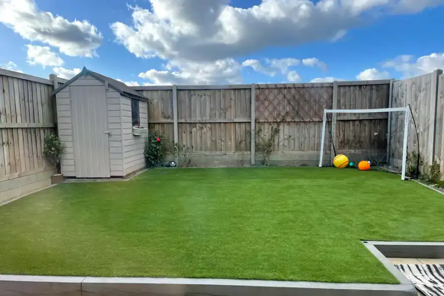 Artificial grass installation by Artificial Grass Direct