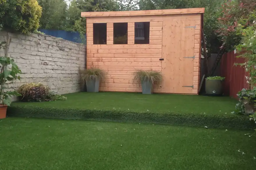 Artificial grass installation by Artificial Grass Lawns