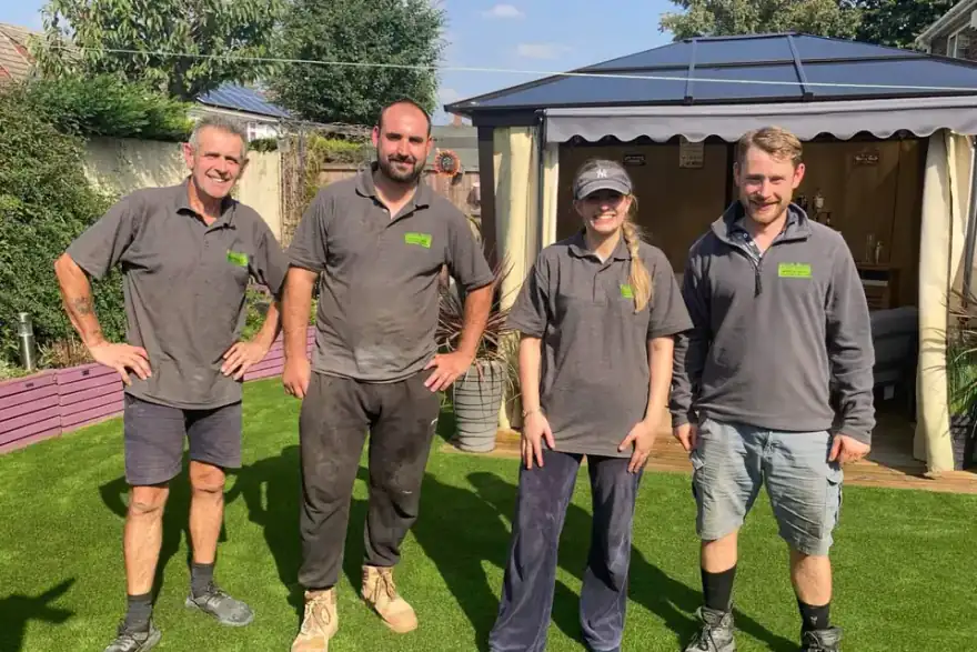 Artificial grass installation by Artificial Grass Lincoln
