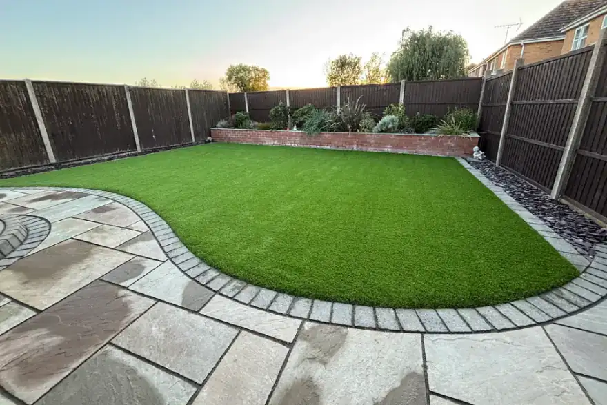 Artificial grass installation by Artificial Grass Lincoln