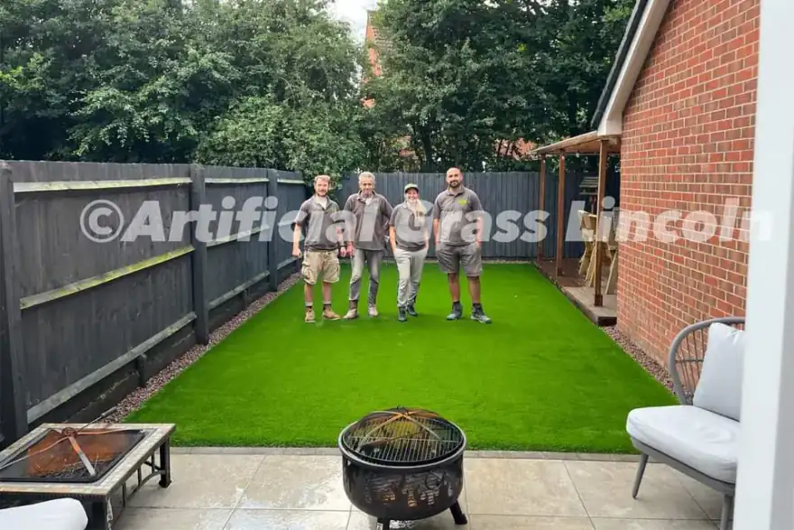 Artificial grass installation by Artificial Grass Lincoln
