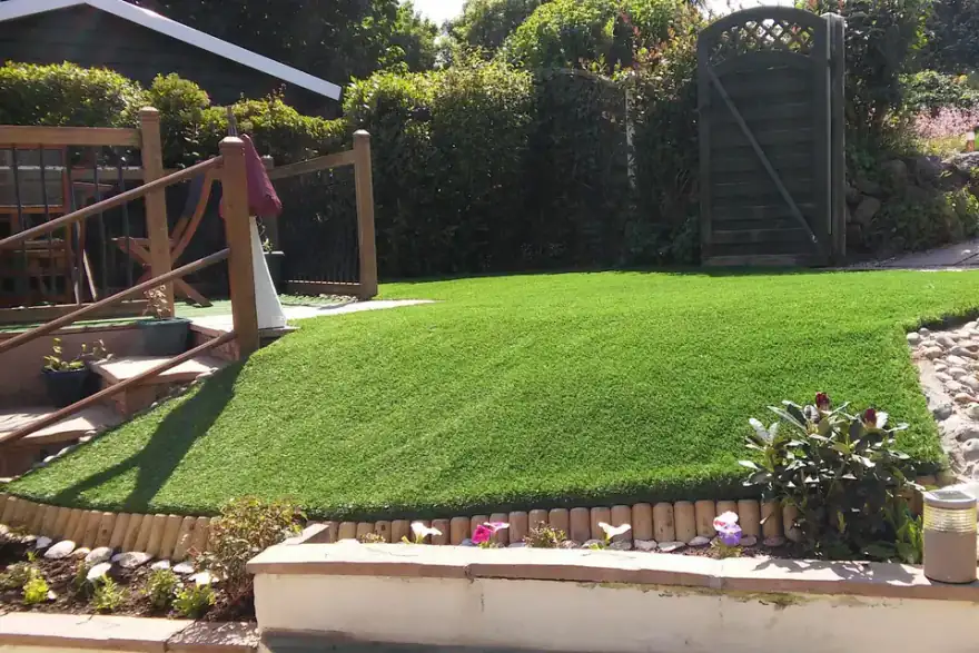 Artificial grass installation by Paul Evans Artificial Grass, Block Paving & Resin Stone Driveways