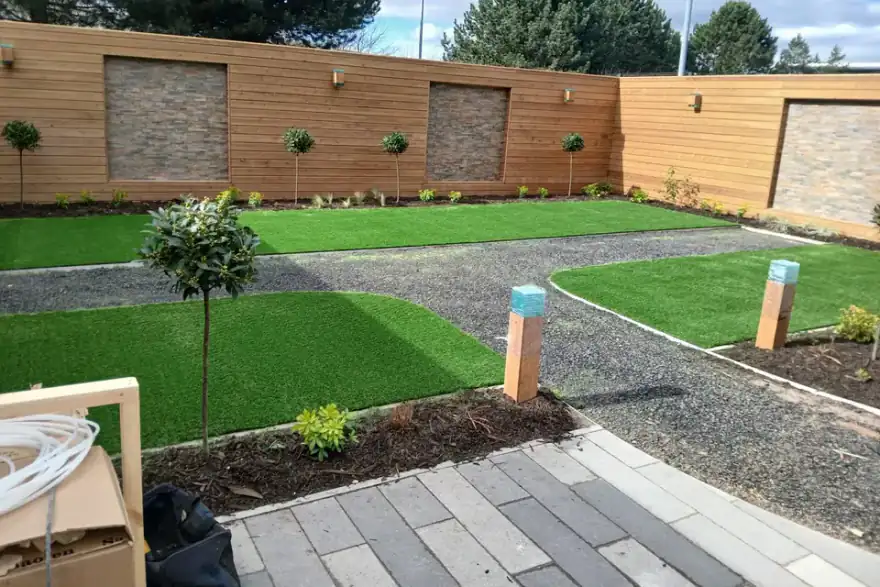 Artificial grass installation by Artificial Grass Manchester