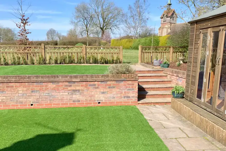 Artificial grass installation by Artificial Grass Solutions Suffolk