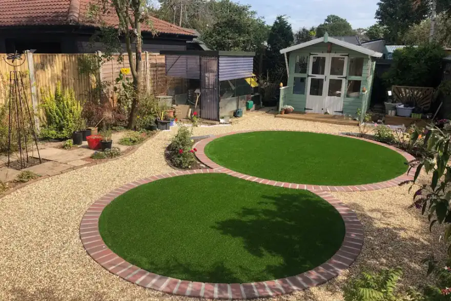 Artificial grass installation by Artificial Grass Solutions Suffolk