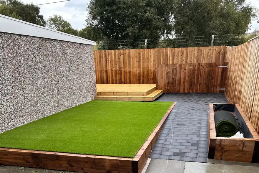 Artificial grass installation by Artificial Grass Supply Scotland