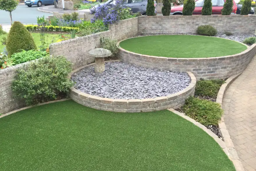 Artificial grass installation by Artificial Lawns Plymouth