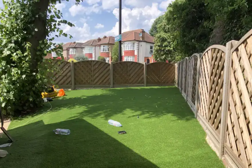 Artificial grass installation by Artificial Lawns Supply And Fitting