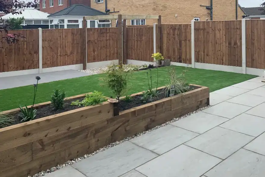 Artificial grass installation by Ash Landscapes