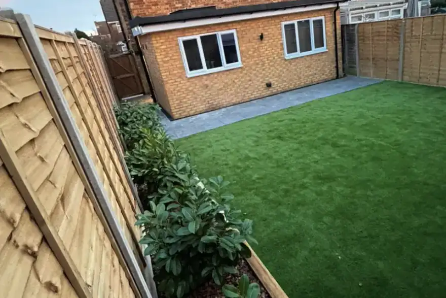 Artificial grass installation by AstarGardens