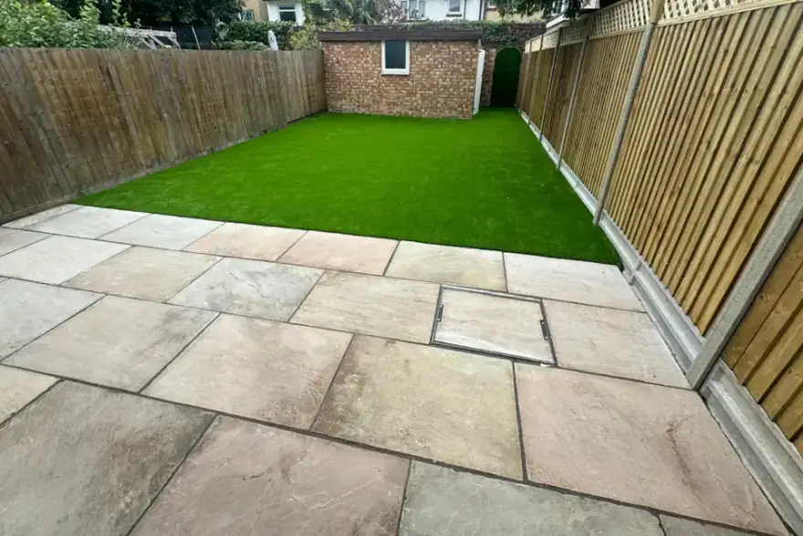 Artificial grass installation by AstroLondon