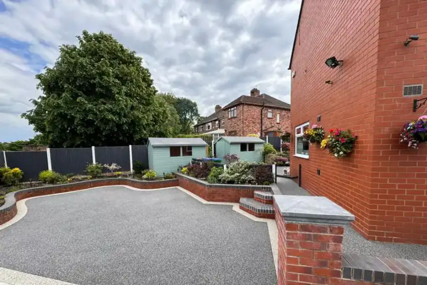 Artificial grass installation by Aurora Resin Driveways