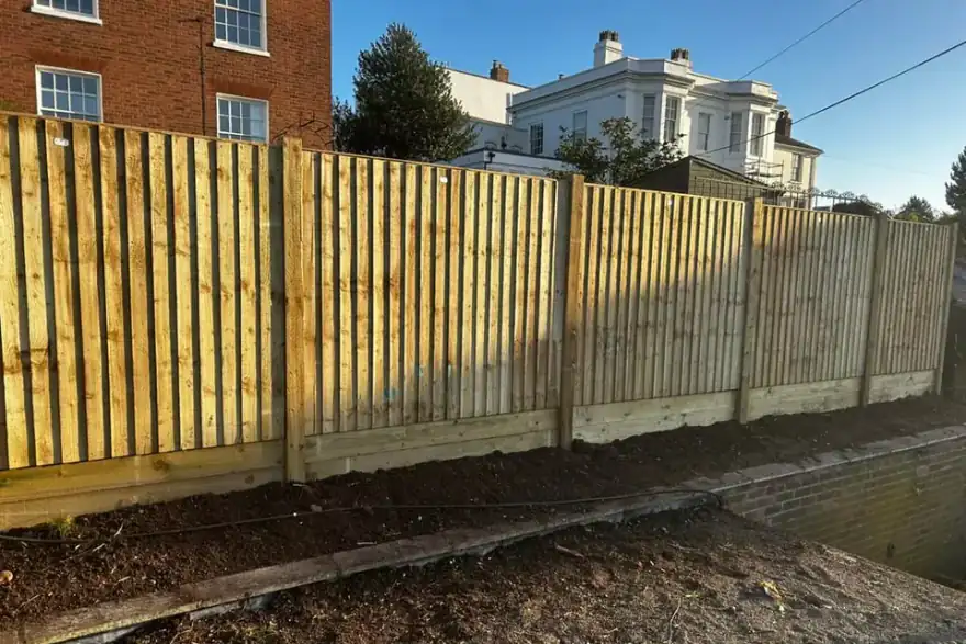 fence installed at home in worcester
