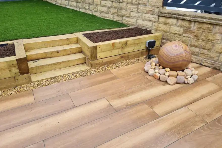 Artificial grass installation by Bairstows Landscaping