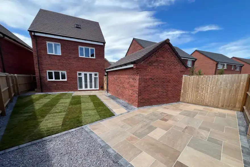 Artificial grass installation by BB Landscapes Limited