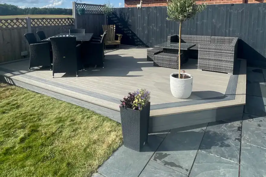 Artificial grass installation by Beardsley Landscaping Services