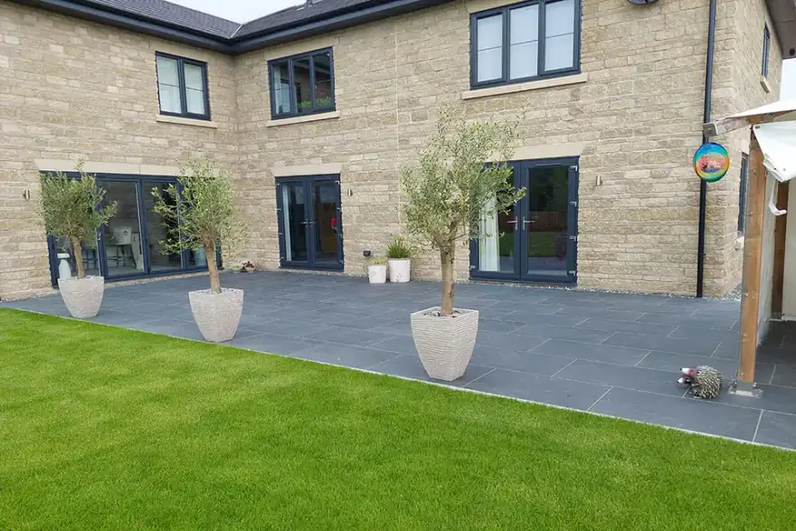 Artificial grass installation by Beardsley Landscaping Services
