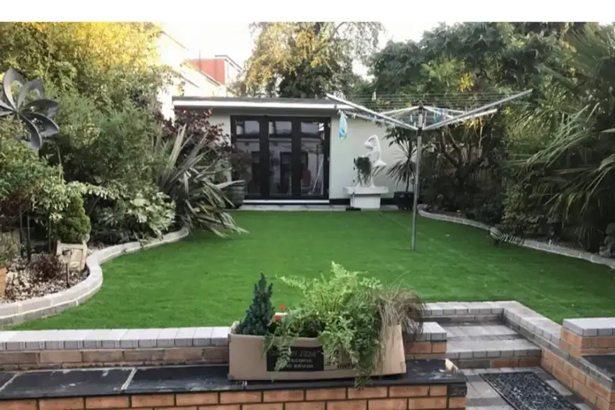 Artificial grass installation by BENI Landscaping