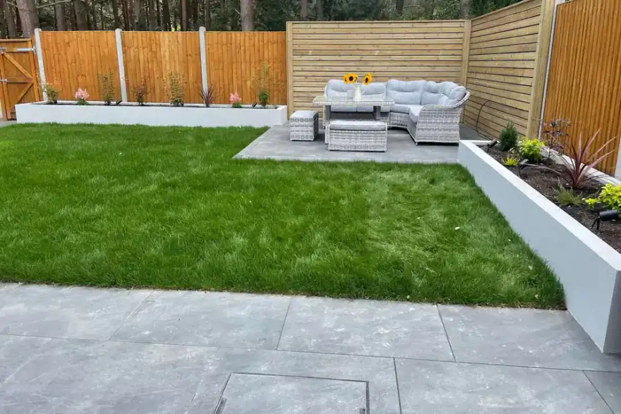 Artificial grass installation by BH Garden Solutions
