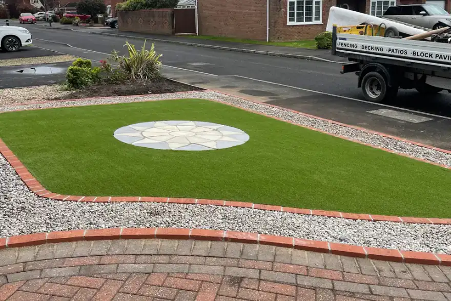 Artificial grass installation by Bizzy Bee Garden Services