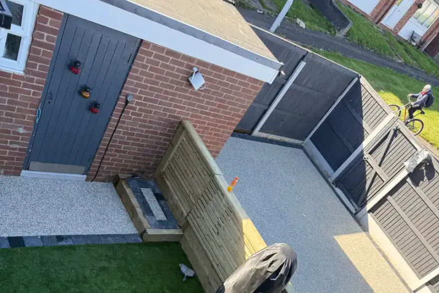 Artificial grass installation by Black Diamond Surfacing & Landscaping